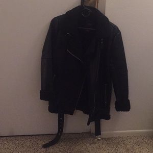 Faux Leather Jacket